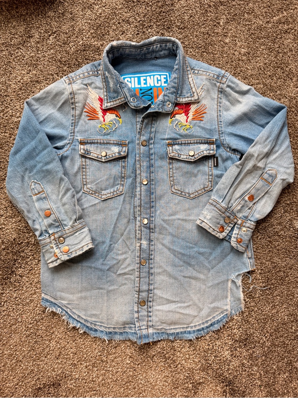 Diesel Girls’ Denim Shirt – Age 6